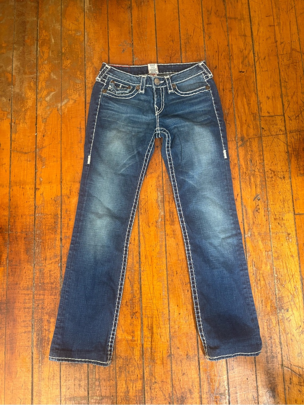 Vintage true religion billy super y2k low rise women’s Blue Bootcut Jeans 29